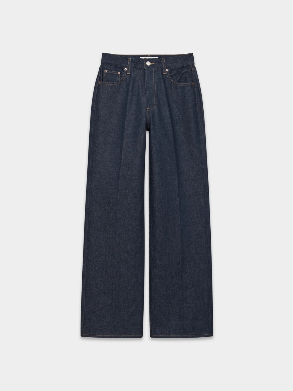 Denim Forum The Farrah Hi-Rise Wide Jean